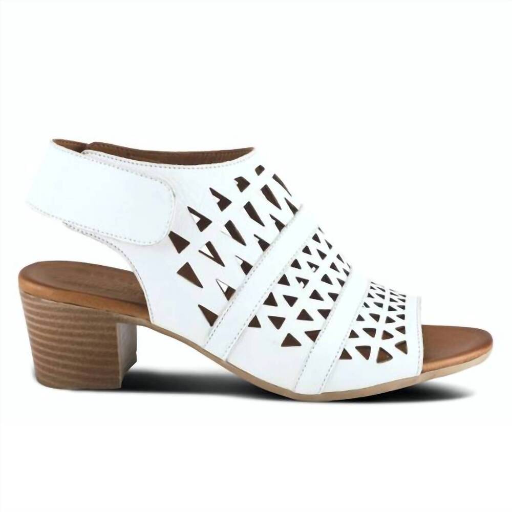 NEW SPRING STEP SHOES women's dorotha sandal in white